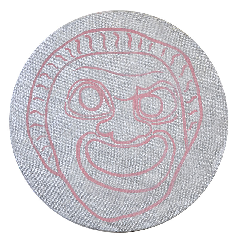 Amy Cochrane - Gargoyle Face - 2015 - Acrylic on Linen - 25cm